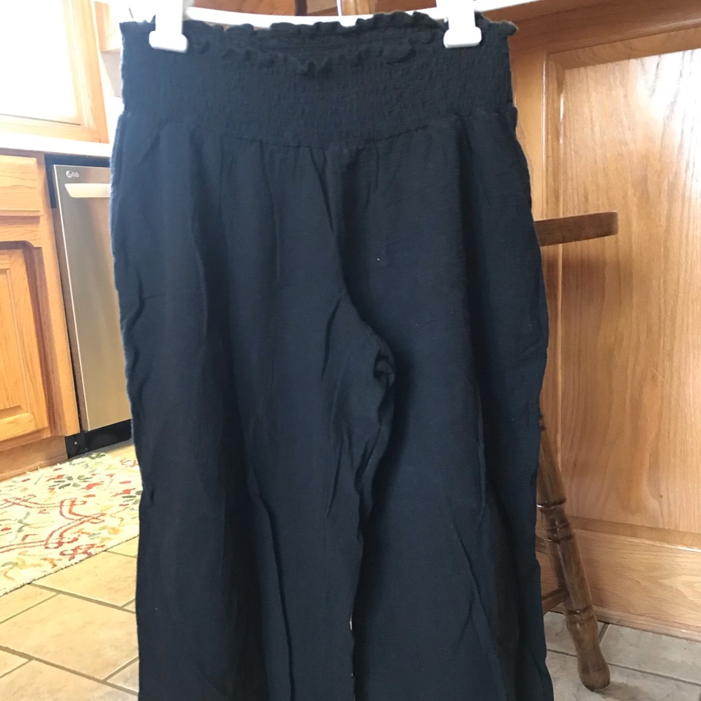 Black beach pants